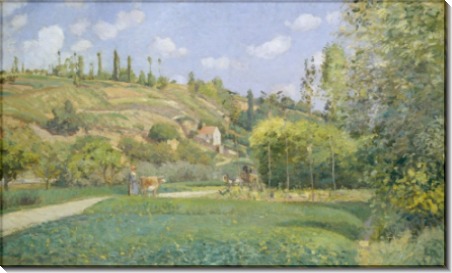 Пастух на Валермель, Овер-сюр-Уаз, 1874 - Писсарро, Камиль