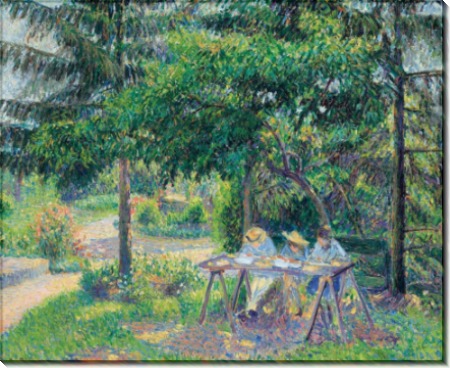 Дети в саду, 1897 - Писсарро, Камиль