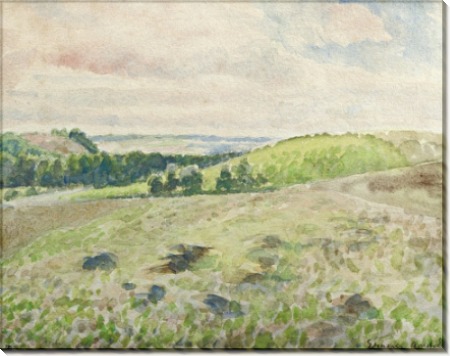 Пахота полей, Эрани 1888 - Писсарро, Камиль