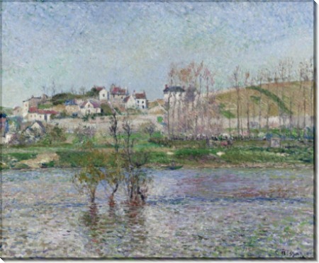 Наводнение в Понтуаз, 1882 - Писсарро, Камиль
