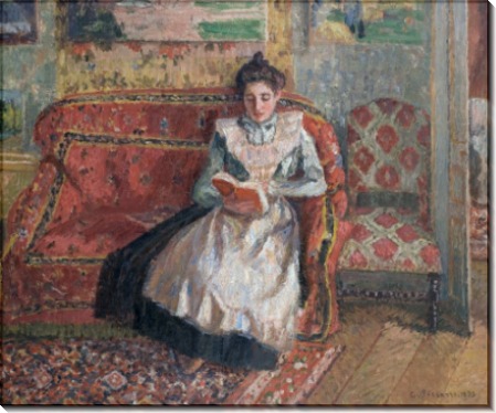 Жанна за чтением, 1899 - Писсарро, Камиль