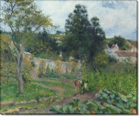 Огород в Эрмитаже, Понтуазе,  1879 - Писсарро, Камиль