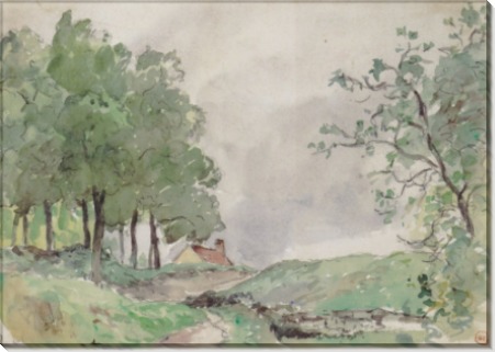 Пейзаж в Понтуазе, 1872 - Писсарро, Камиль