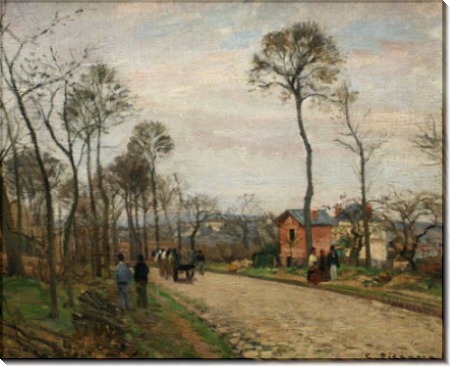 Дорога из Лувесьенна, 1870 - Писсарро, Камиль
