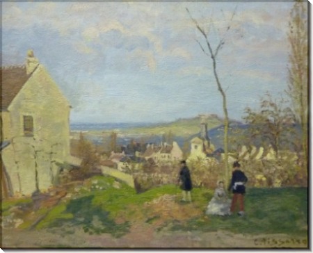 Лувесьен на фоне горы Валерьен,  1870 - Писсарро, Камиль