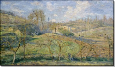Мартовское солнце, Понтуаз, 1875 - Писсарро, Камиль