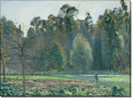 Капустное поле, Понтуаз, 1873 - Писсарро, Камиль