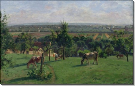 Холмы Везине, 1871 - Писсарро, Камиль