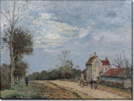 Дом господина Мусы, дорога Марли, Лувизьенн, 1872 - Писсарро, Камиль