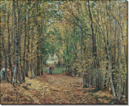 Лес в Марли, 1871 - Писсарро, Камиль