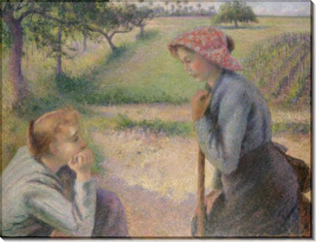 Беседа двух крестьянок, 1892 - Писсарро, Камиль