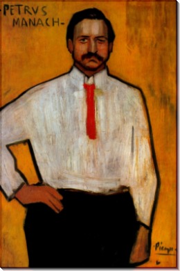 Портрет Педро Манак, 1901 - Пикассо, Пабло