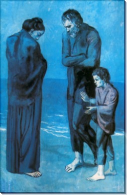 Нищие  на берегу моря, 1903 - Пикассо, Пабло