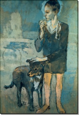 Мальчик с собакой, 1905 - Пикассо, Пабло