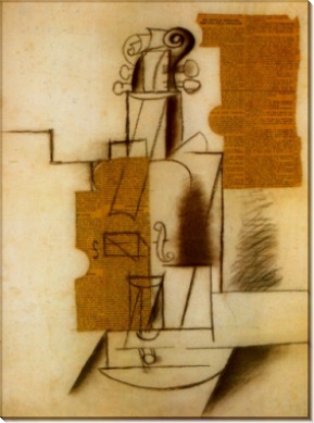 Скрипка, 1914 - Пикассо, Пабло