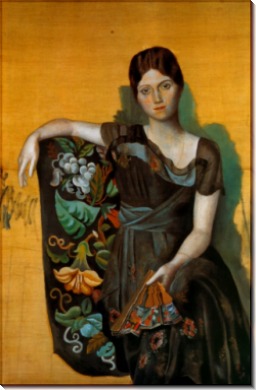 Портрет Ольги в кресле, 1917 - Пикассо, Пабло