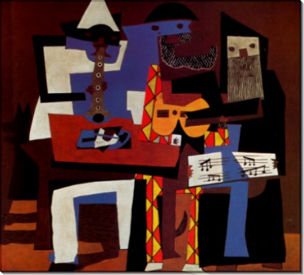 Музыканты в масках, 1921 - Пикассо, Пабло