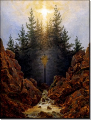 Крест в лесу - Фридрих, Каспар Давид