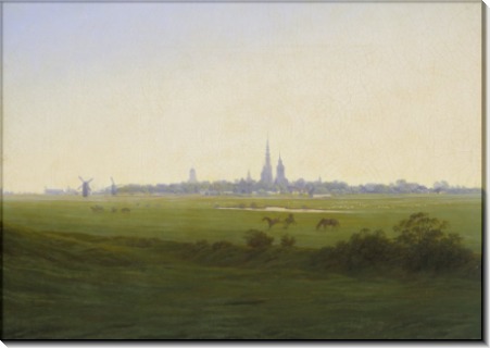 Луга в районе Грайфсвальда, 1820- 1822 - Фридрих, Каспар Давид