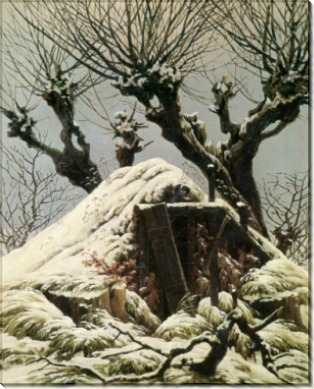Снежные хижины, 1827 - Фридрих, Каспар Давид