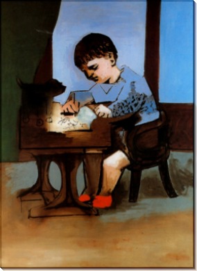 Рисующий Поль, 1923 - Пикассо, Пабло