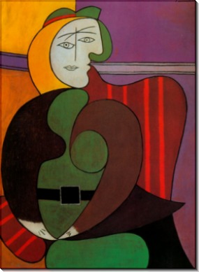 Женщина, сидящая  в красном кресле, 1931 - Пикассо, Пабло
