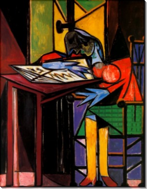 Читающая женщина, 1935 - Пикассо, Пабло