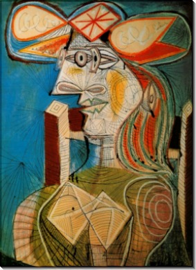 Сидящая женщина, 1938 - Пикассо, Пабло