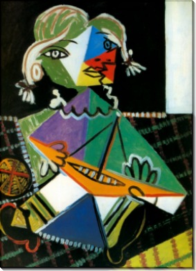Майя на лодке, 1938 - Пикассо, Пабло