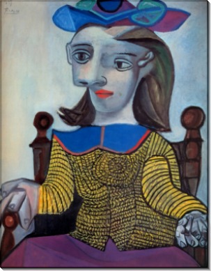 Желтый свитер, Дора Маар, 1939 - Пикассо, Пабло