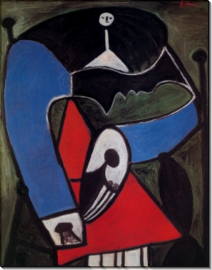 Женщина, сидящая в кресле, 1948 - Пикассо, Пабло