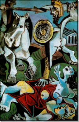 Похищение сабинянок, 1963 - Пикассо, Пабло