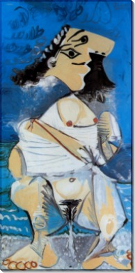 Писающая, 1965 - Пикассо, Пабло