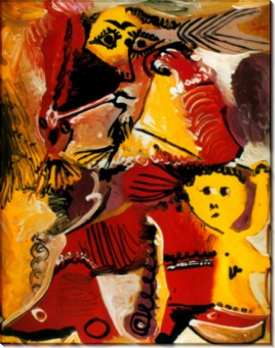 Фигура Рембрандта и Эрос, 1969 - Пикассо, Пабло