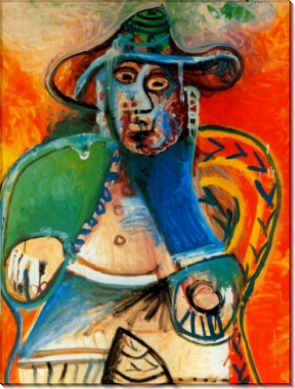Сидящий старик, 1970 - Пикассо, Пабло