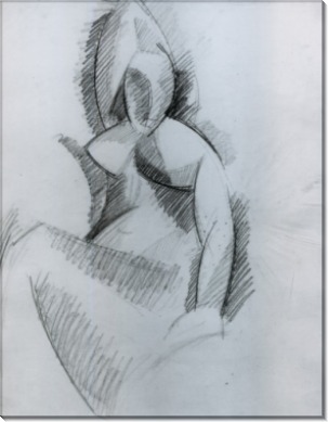 Сидящая женщина, 1908 - Пикассо, Пабло