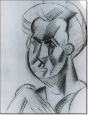 Голова женщины, 1909 - Пикассо, Пабло