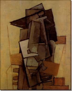 Сидящий человек, 1917 - Пикассо, Пабло