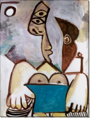Сидящая обнаженная, 1971 - Пикассо, Пабло