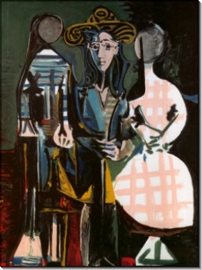 Жак и молодые девушки, 1960 - Пикассо, Пабло