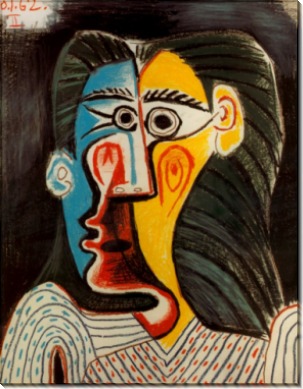 Лицо женщины, 1962 - Пикассо, Пабло