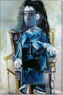 Жаклин сидит в кресле, 1964 - Пикассо, Пабло