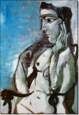 Обнаженная женщина в кресле, 1964 - Пикассо, Пабло