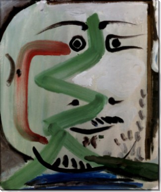 Портрет бородатого человека,1964 - Пикассо, Пабло