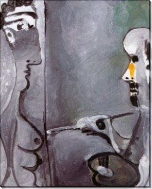 Художник и его модель, 1965 - Пикассо, Пабло