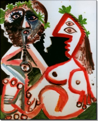 Сидящая пара, 1970 - Пикассо, Пабло