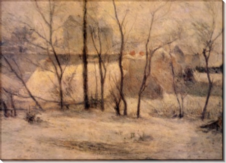 Сад под снегом, 1879 - Гоген, Поль 