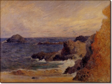 Горы и берег моря, 1886 - Гоген, Поль 