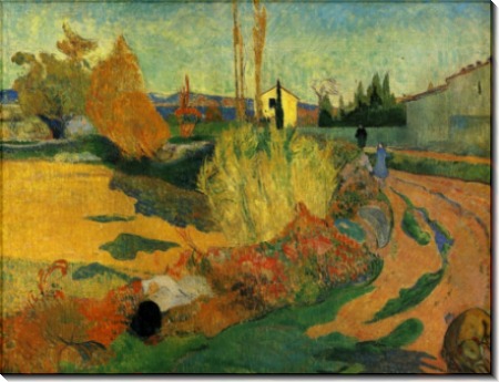 Пейзаж в Арли, 1888 - Гоген, Поль 