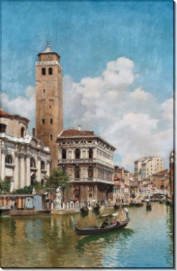 Гондолы в Венеции. 1905 - Кампо, Федерико дель